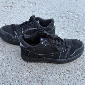 NIKE Travis Scott x Air Jordan 1 Low OG SP “Black Phantom” sneakers shoes